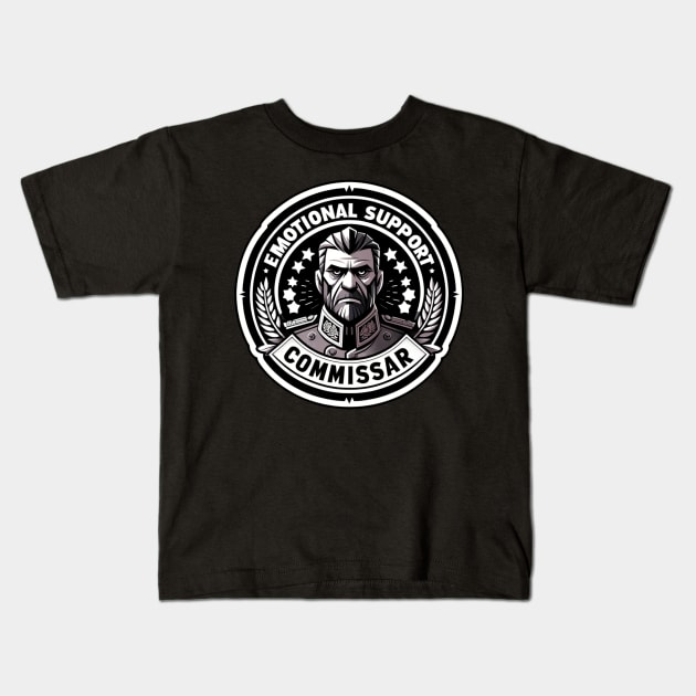 Emotional Support Commissar Kids T-Shirt by OddHouse